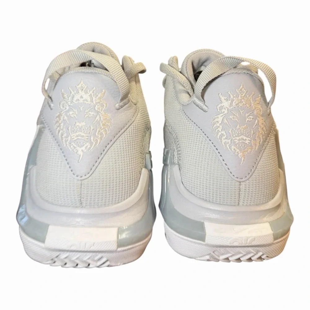 Nike LeBron Witness VII TB Basketball Shoes Wolf Grey White‎ Size 10 DZ3299-002